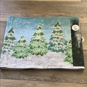 Christmas Glitter Tint Tapestry Runner